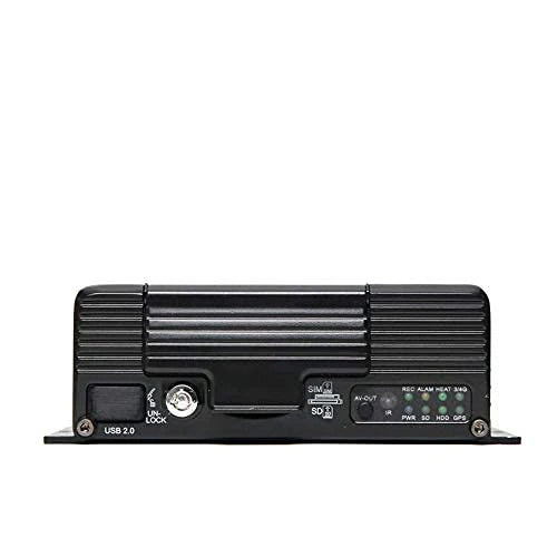 MobileMule 8180 | 9 Channel Mobile DVR with GPS and Live Video Remote Viewing (WiFi), 7" RCA Display, Western Digital Hard Drive