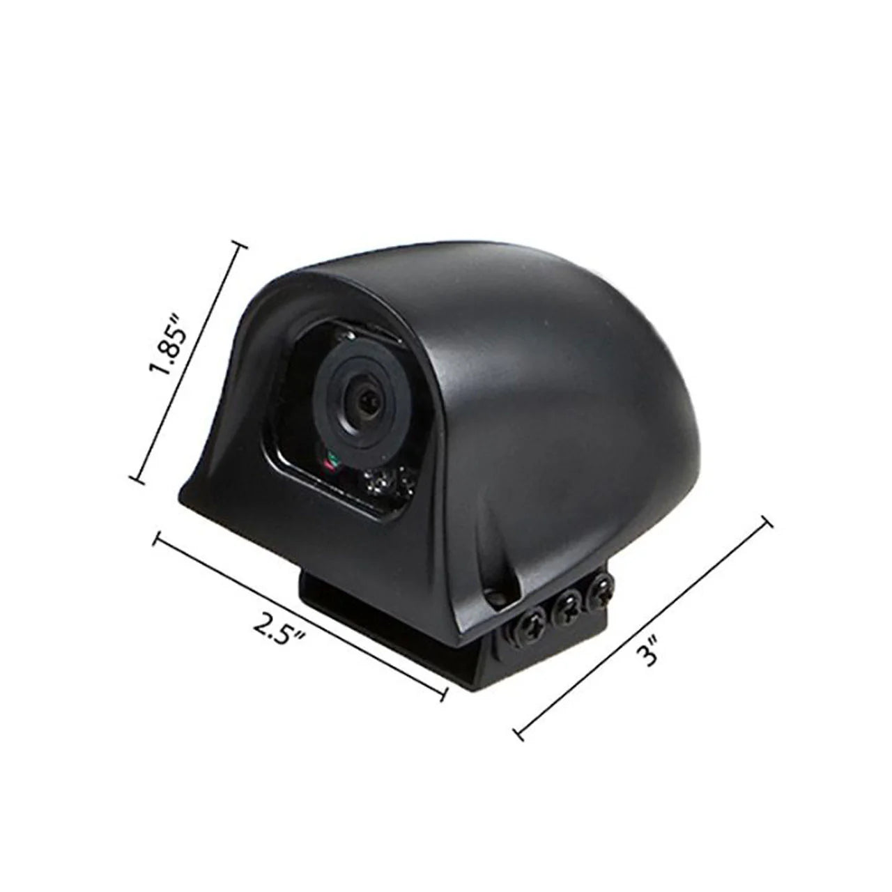 7" QV Monitor w/DVR (Loose Wire), Both Side Cameras, Suction Cup