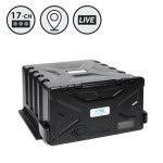 MobileMule 8117 | 17 Channel Mobile DVR with GPS and Live Video Remote Viewing (WiFi + 4G), 7" RCA Display, 2 x Western Digital Hard Drive
