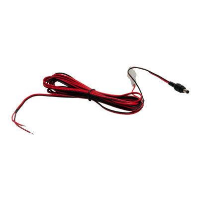 DC Power Cord - 2.1mm locking barrel plug to bare wire, 4m. Compatibility-WR41(v2), WR21.