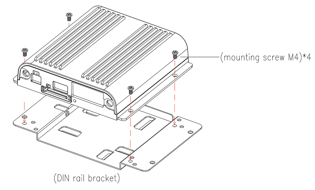CradlePoint DIN Rail Mounting Bracket