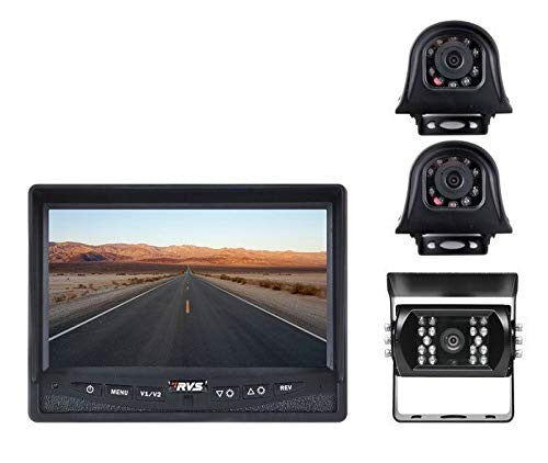 7" Display, Backup Camera, Both Side Cameras, 66&