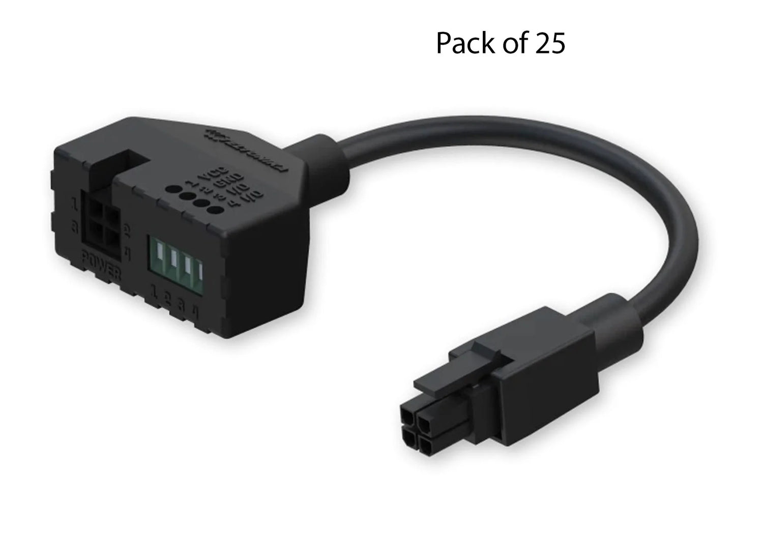 Teltonika PR5MEC21 4-Pin Power Adapter with I/O Access; for RUT200, RUT241, RUT240, TCR100, RUT950, RUT951, RUT956, RUT955, RUTX09, RUTX11, RUTX14, RUTX12, RUTXR1, RUT360 &amp; More Routers