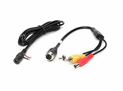 Rear View Safety Chrome Backup Camera w/IR,Cable, RCA Adapter (RVS-BV-811)