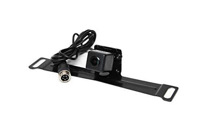 Rear View Safety License Plate Mounted Backup Camera, Cable, RCA Adapter (RVS-778)