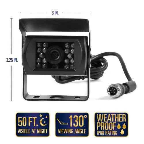 Rear View Safety RVS-7709900 Video Camera with 7-Inch LCD (Black)