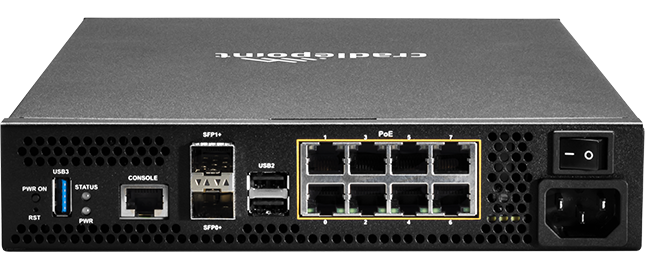 Cradlepoint 1-Year Netcloud Essentials for Branch Performance Routers with Support &amp; CR4250 Router with POE, North America