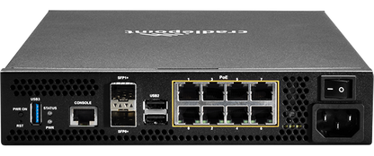 Cradlepoint 1-Year Netcloud Essentials for Branch Performance Routers with Support &amp; CR4250 Router with POE, North America