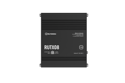 Teltonka RUTX08000200 - RUTX08 Industrial Gigabit Ethernet Router, US Power Supply, 4RJ45