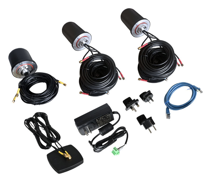 Antenna, Power supply, cables and cords for TX64 accessory kits to aid in initial evaluation