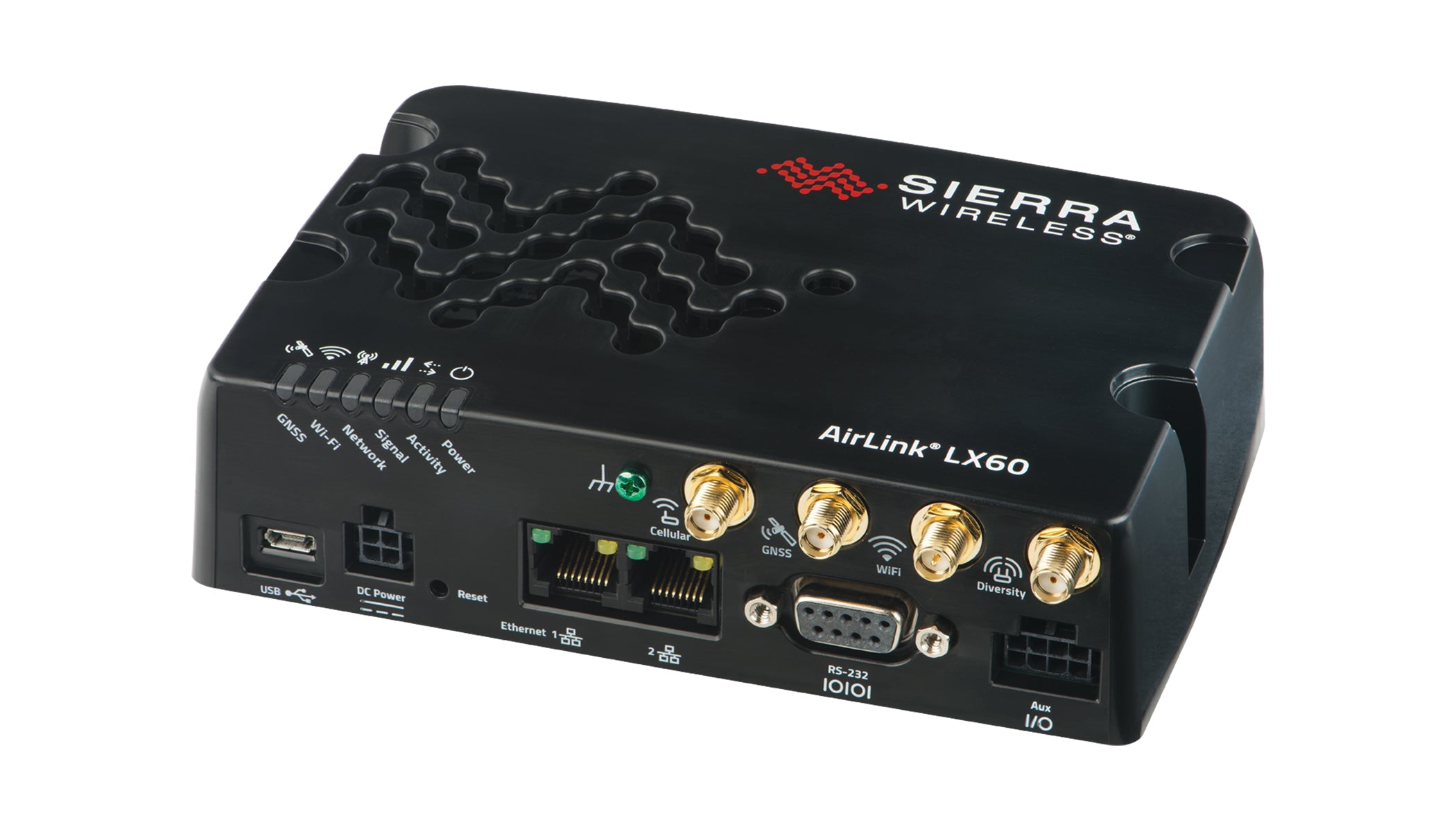 LX60, 4G LTE Router, North America, Wi-Fi+GNSS+Telemetry, includes 1-year AirLink Complete