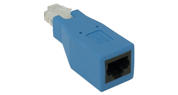 Rollover Adapter for RJ45 Ethernet Cable M/F