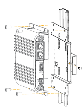 CradlePoint DIN Rail Mounting Bracket