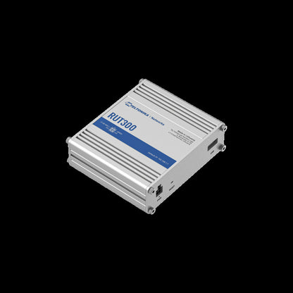 Teltonika RUT300000100 - RUT300 Industrial Ethernet Router, US Power Supply, 5 RJ45, USB with AC Adapter