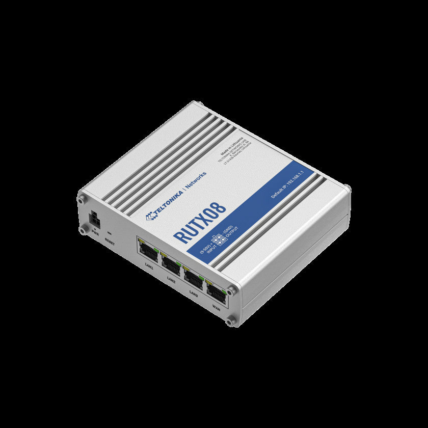 4 WAN/LAN (10/100/1000), 2 I/O, USB