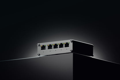 Passive PoE, 5 x LAN Gigabit, 4-pin